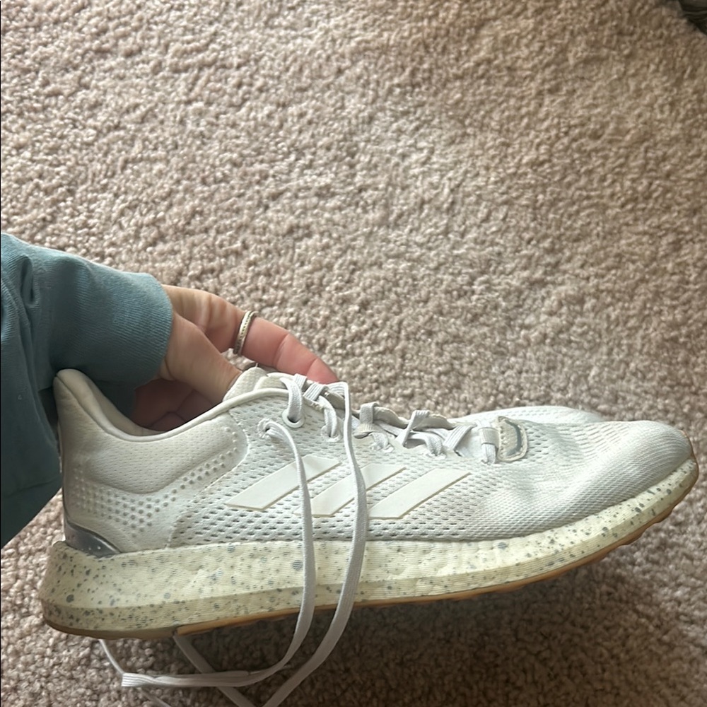 Adidas White Athletic Sneakers
